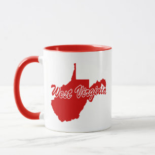 Staat West Virginia Vorm Rode Mok