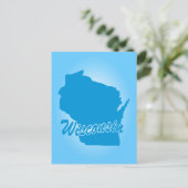 Staat Wisconsin Briefkaart (Staand voorkant)