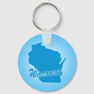 Staat Wisconsin Sleutelhanger