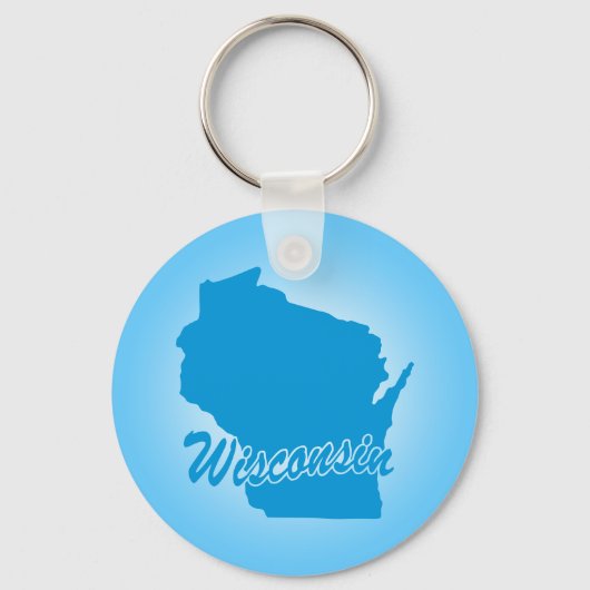 Staat Wisconsin Sleutelhanger (Voorkant)