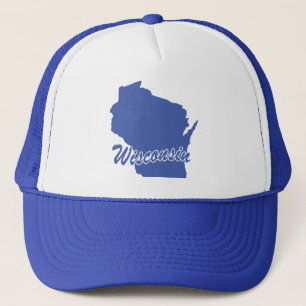 Staat Wisconsin Vorm Trucker Hoed Pet