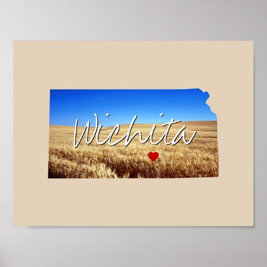 Staatfoto van Kansas Poster (Voorkant)