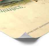  staatsbeurs 1886 Indiana, Indianapolis Poster (Hoek)