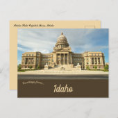 Staatscapitol in Boise Idaho Briefkaart (Voorkant / Achterkant)
