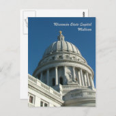 Staatscapitol - Madison Briefkaart (Voorkant / Achterkant)