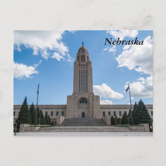 Staatscapitol Nebraska Briefkaart (Voorkant)