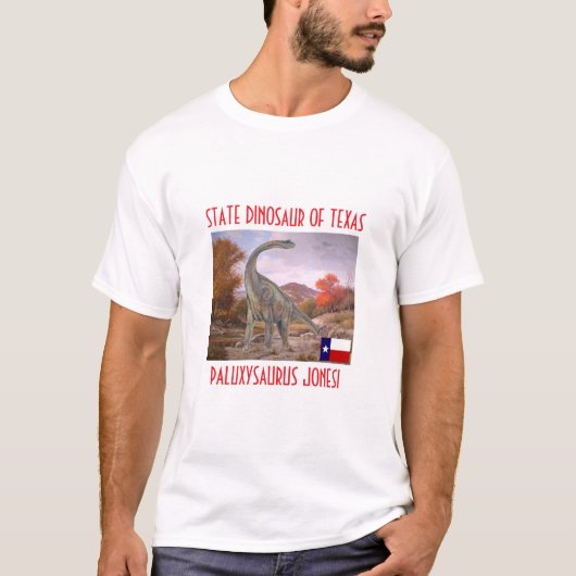 Staatsdinosaurus van Texas T-shirt (Voorkant)