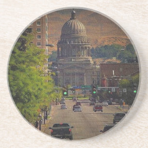 Staatskapitaal in Boise, Idaho Zandsteen Onderzetter