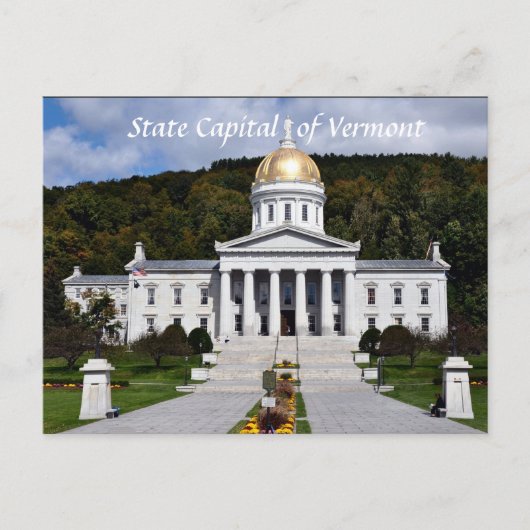 Staatskapitaal Vermont-Briefkaart Briefkaart (Voorkant)