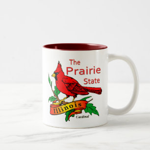 Staatskardinaal Illinois Prairie Tweekleurige Koffiemok