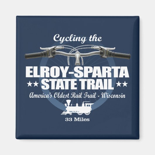 Staatspad Elroy-Sparta (H2) Magneet (Voorkant)