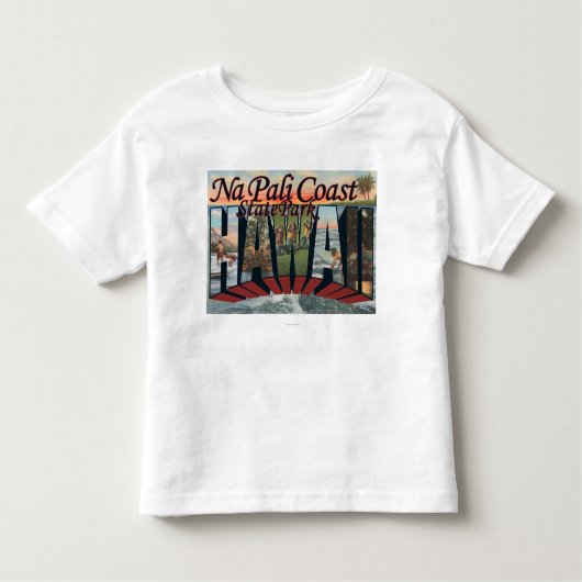 Staatspark Na Pali, Hawaii Kinder Shirts (Voorkant)