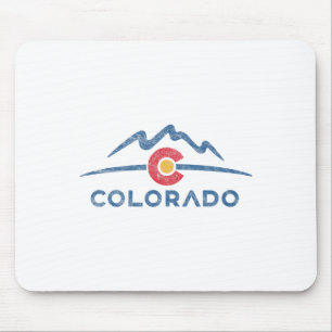 Staatsvlag Colorado Rocky Mountains Skien Aspen V Muismat