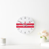 Staatsvlag van Washington DC Ronde Klok (Huis)