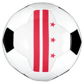 Staatsvlag van Washington DC Voetbal (Gedraaid)