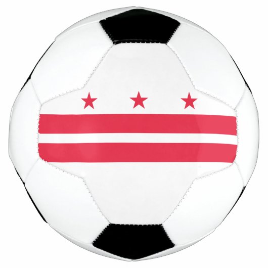 Staatsvlag van Washington DC Voetbal (Voorkant)