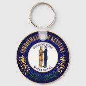 Staatszegel van Kentucky Sleutelhanger (Voorkant)