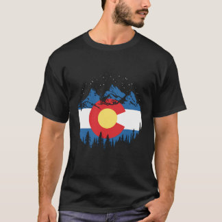 Staatvlag van Colorado  Night Stars Design T-shirt