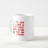 Stab A Mime Funny Mug Humour (Devant gauche)