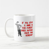 Stab A Mime Funny Mug Humour (Gauche)