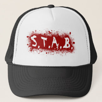 STAB Splatter Trucker Hat Trucker Pet