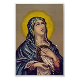Stabat Mater Onze Lieve Vrouw van Smarten Devotion Foto Afdruk