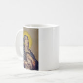 Stabat Mater Onze Lieve Vrouw van Smarten Devotion Koffiemok (Voorkant links)