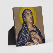 Stabat Mater Onze Lieve Vrouw van Verdriet Fotoplaat (Voorkant)