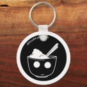 Stabbed Rice Bowl Sleutelhanger (Voorkant)
