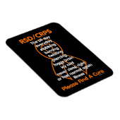 Stabbing Burning Twisting...RSD/CRPS Magneet (Rechterzijde)
