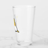 Stabby Cockatiel (Lutino) Glass Cup Glas (Links)