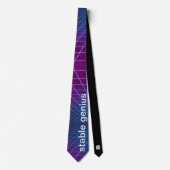 Stabiel Genius Cybergrid 80s esthetisch stropdas (Voorkant)