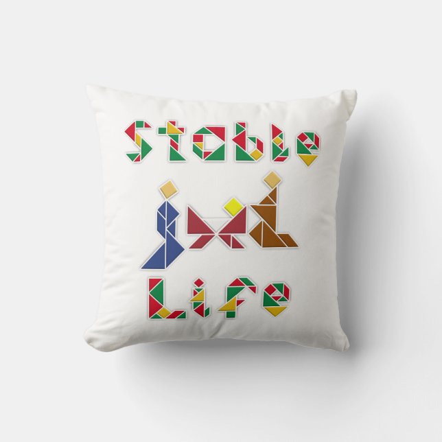 Stabiel leven kussen (Voorkant)
