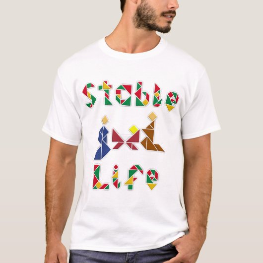 Stabiel leven t-shirt (Voorkant)