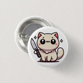 Stabiliteit: de Kawaii Cat Button (Voorkant /achterkant)