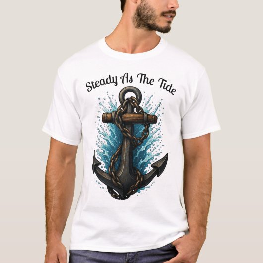 Stable comme la conception de TShirt nautique d'an (Devant)