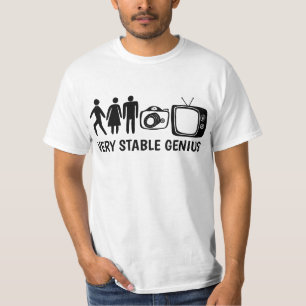 STABLE GENIUS Personen Man TV T-shirt