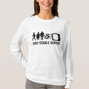 STABLE GENIUS Personen Man TV T-shirt
