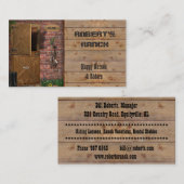 Stable Ranch Visitekaartje (Voorkant / Achterkant)