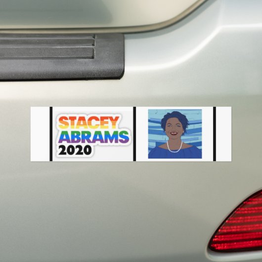 Stacey Abrams Bumpersticker (Op auto)