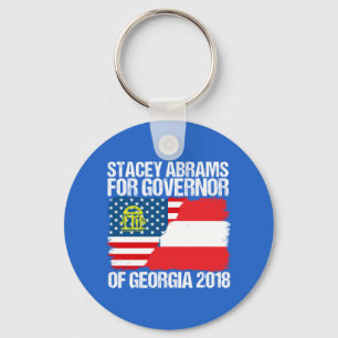 Stacey Abrams for Governor of Georgia 2018 Sleutelhanger