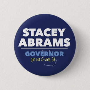 Stacey Abrams supporter - stem GA! Ronde Button 5,7 Cm