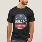 Stacey Abrams voor gouverneur 2022 T-shirt (Voorkant)