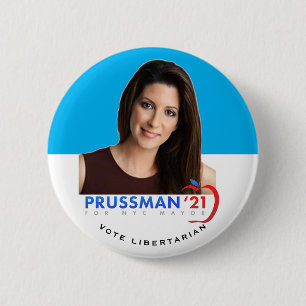 Stacey Prussman NYC Mayor 2021 Ronde Button 5,7 Cm