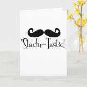 "Stache-tastic Kaart (Gele Bloem)
