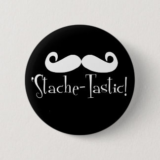 "Stache-tastic Ronde Button 5,7 Cm