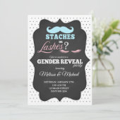 Staches ou coups de fouet Invitations de révélatio (Debout devant)