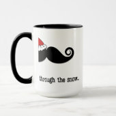 Staching par la neige… - Tasse (Gauche)
