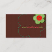 Staci's Stitches Seamstress Mode Visitekaartje (Achterkant)