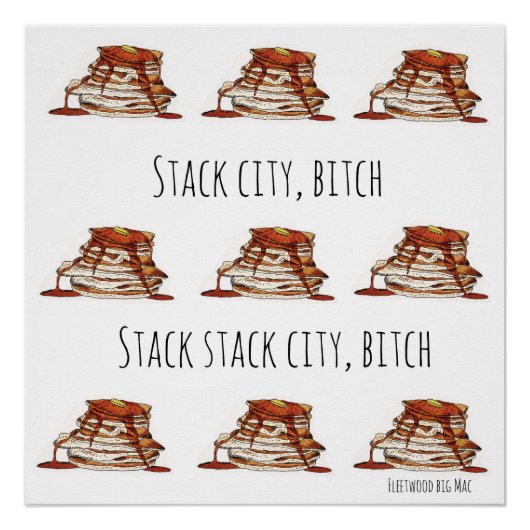 Stack City Perfect Poster (Voorkant)